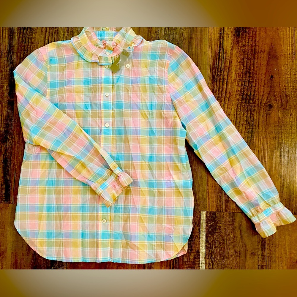 J.CREW Plaid Button Down